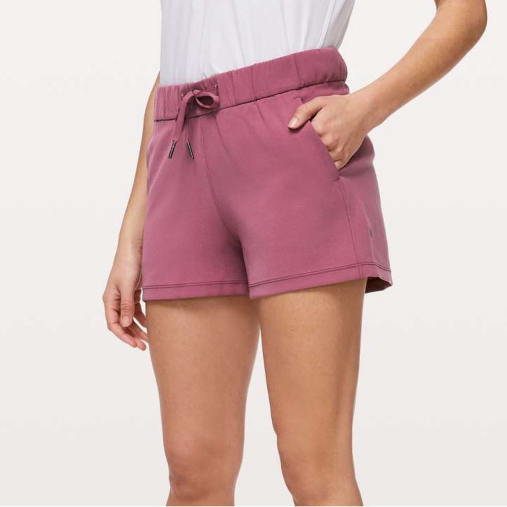 Lululemon On The Fly Women's Pink Athletic Shorts